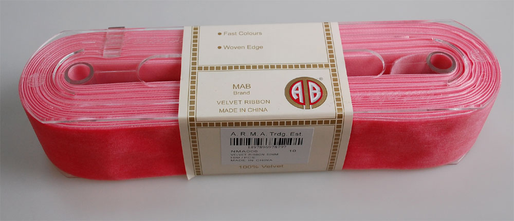 VELVET RIBBON:10MTR:2" (NMA006-50MM)
