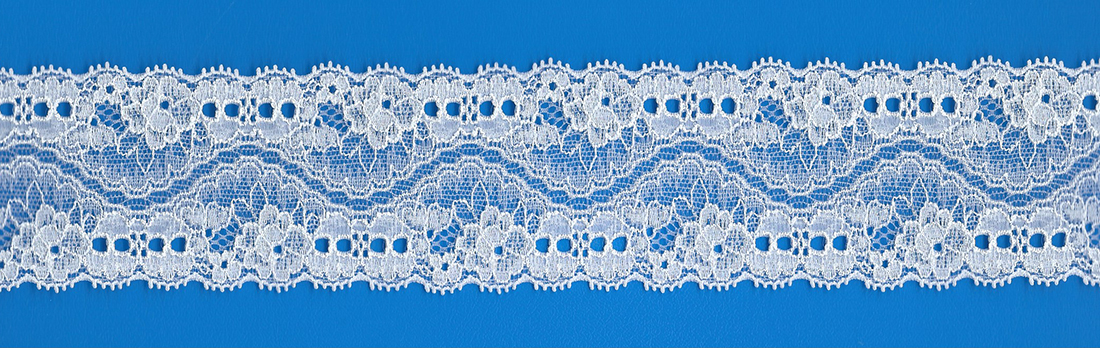 RASCHEL LACE:2-1/8" (0127-R) 1 RASCHEL LACE:2-1/8" (0127-R)