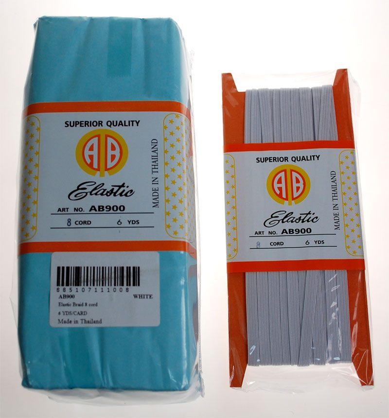ELASTIC BRAID  (AB900-W/8C-6) 1 ELASTIC BRAID  (AB900-W/8C-6)