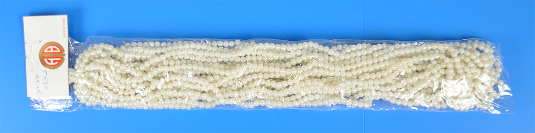 BEADS; 30" STR (5X30ROAB) 1 BEADS; 30" STR (5X30ROAB)