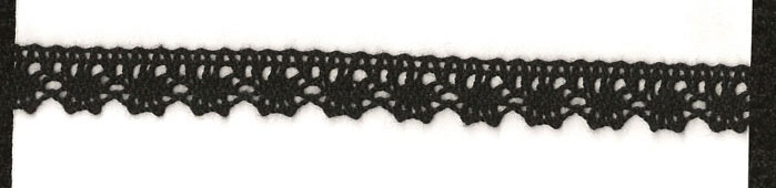 CROCHET LACE;15YDS (50301-1008) - Black