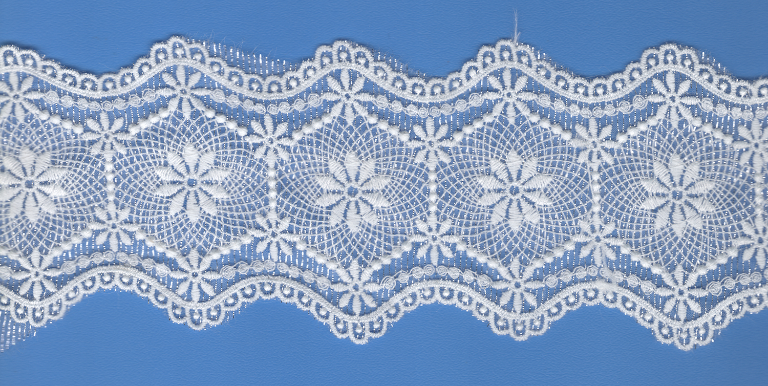 LACE W/SILVER DESIGN:10Y (2894/SIL-10Y) 1 LACE W/SILVER DESIGN:10Y (2894/SIL-10Y)