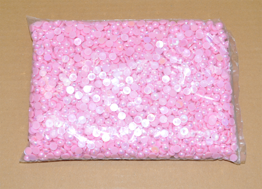 HALF RESIN BEADS:8MM:3500PC (438A/1) 1 HALF RESIN BEADS:8MM:3500PC (438A/1)