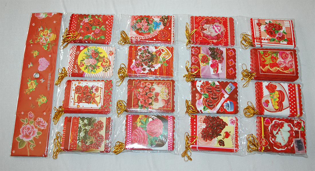 SMALL GREETING CARD:160PC/SET (648) 1 SMALL GREETING CARD:160PC/SET (648)