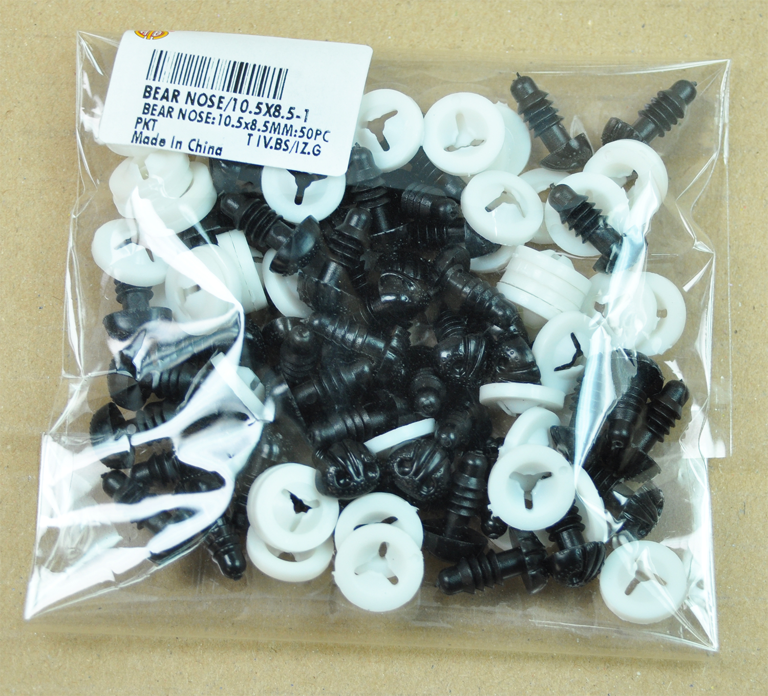 BEAR NOSE:10.5x8.5MM:50PC (BEAR NOSE/10.5X8 BEAR NOSE:10.5x8.5MM:50PC (BEAR NOSE/10.5X8.5)