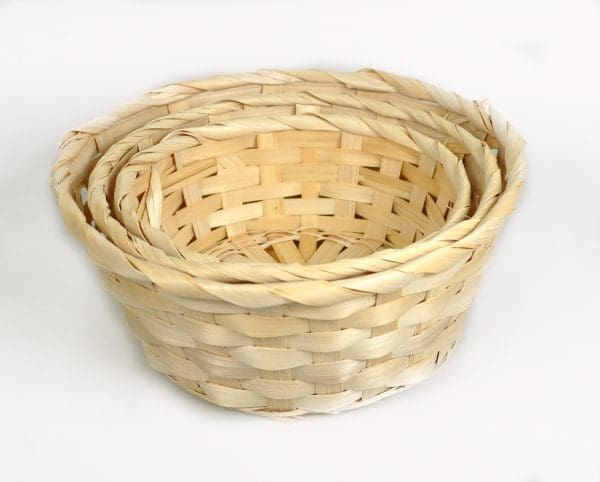 BAMBOO BASKET;3PCS/SET (A265-18)