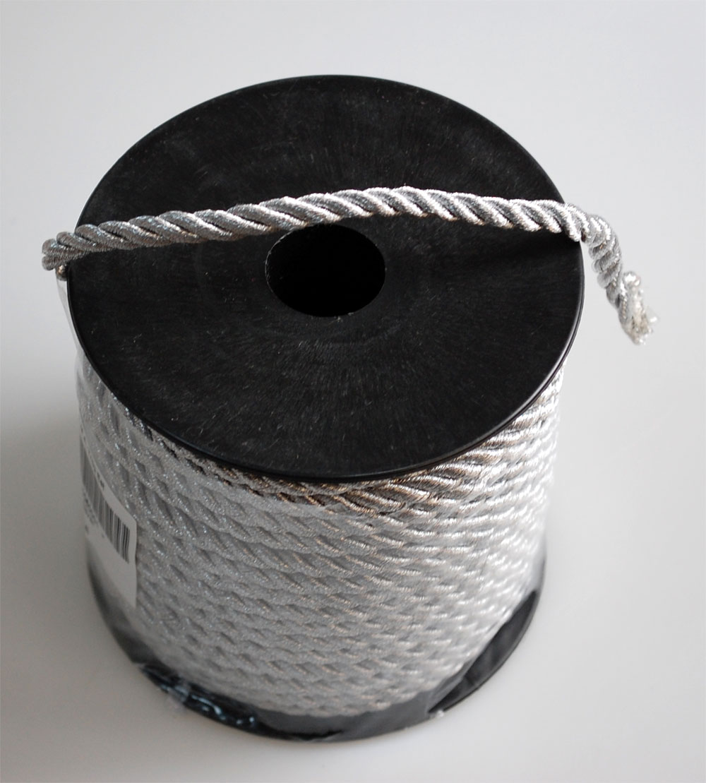 CORD METALLIC:25MT:5MM (CORD-N164)