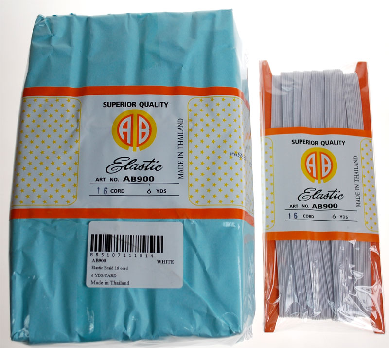 ELASTIC BRAID (AB900-W/16C-6) 1 ELASTIC BRAID (AB900-W/16C-6)