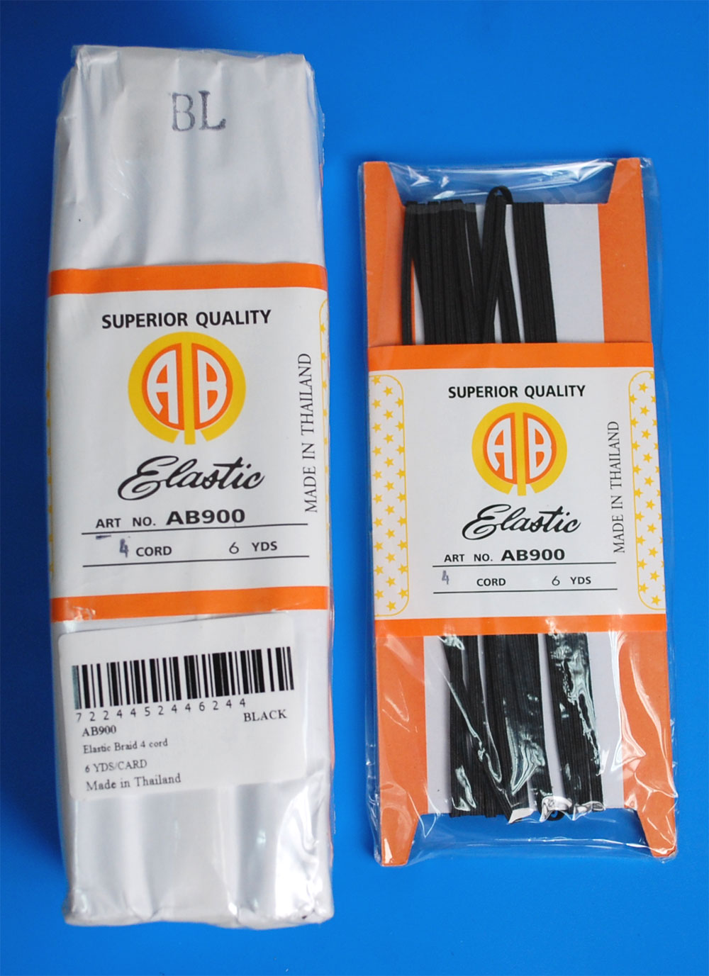 ELASTIC BRAID  (AB900-B/4C-6)