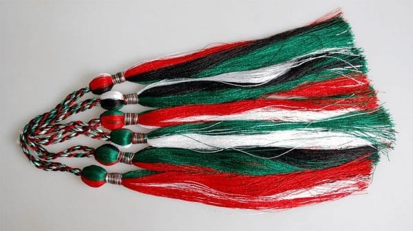 TUSSELS:6PC/PKT (9016/UAE FLAG)