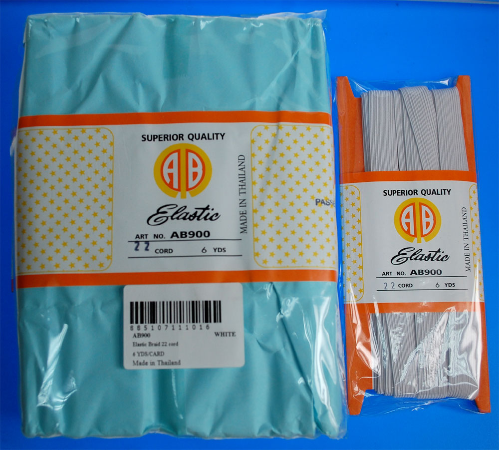 ELASTIC BRAID (AB900-W/22C-6) 1 ELASTIC BRAID (AB900-W/22C-6)