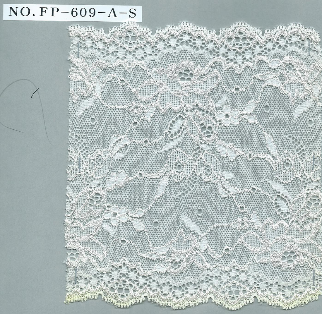 RASCHEL LACE:6-1/2" (FP-609-AS) 1 RASCHEL LACE:6-1/2" (FP-609-AS)