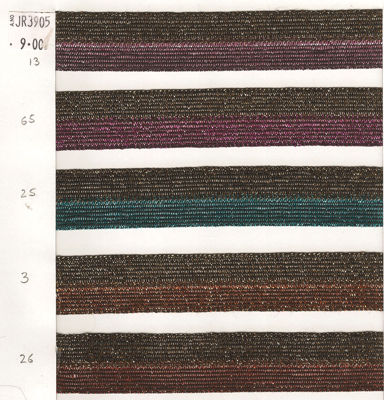 LACE; 9 MTR (JR-3905) 1 LACE; 9 MTR (JR-3905)