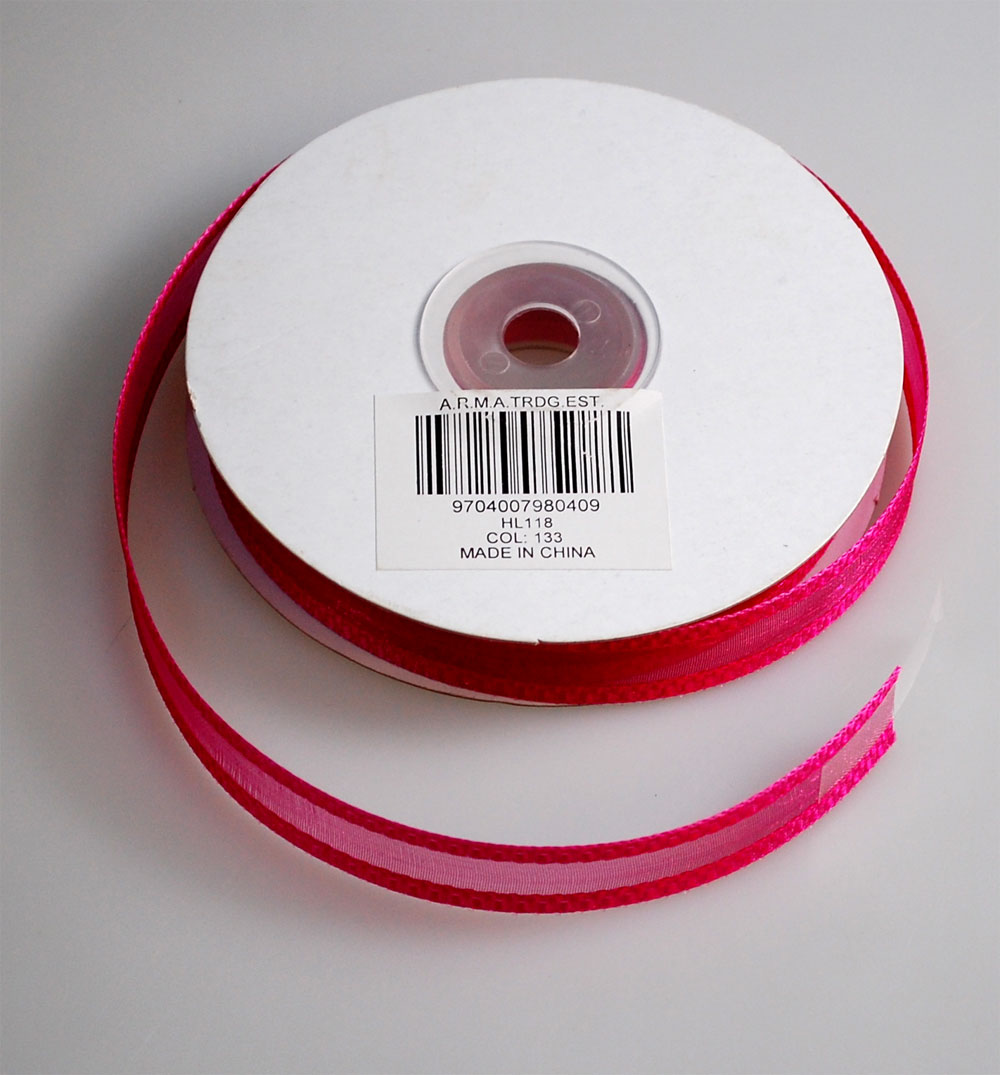 ORGANZA RIBBON:30YD (HL118-5/8) 1 ORGANZA RIBBON:30YD (HL118-5/8)