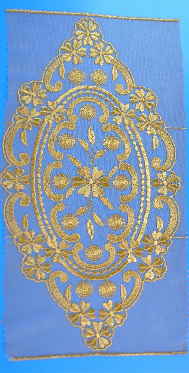 POL/NET-CUT LACE:15Y:14 POL/NET-CUT LACE:15Y:14.25" (D-58-4049)