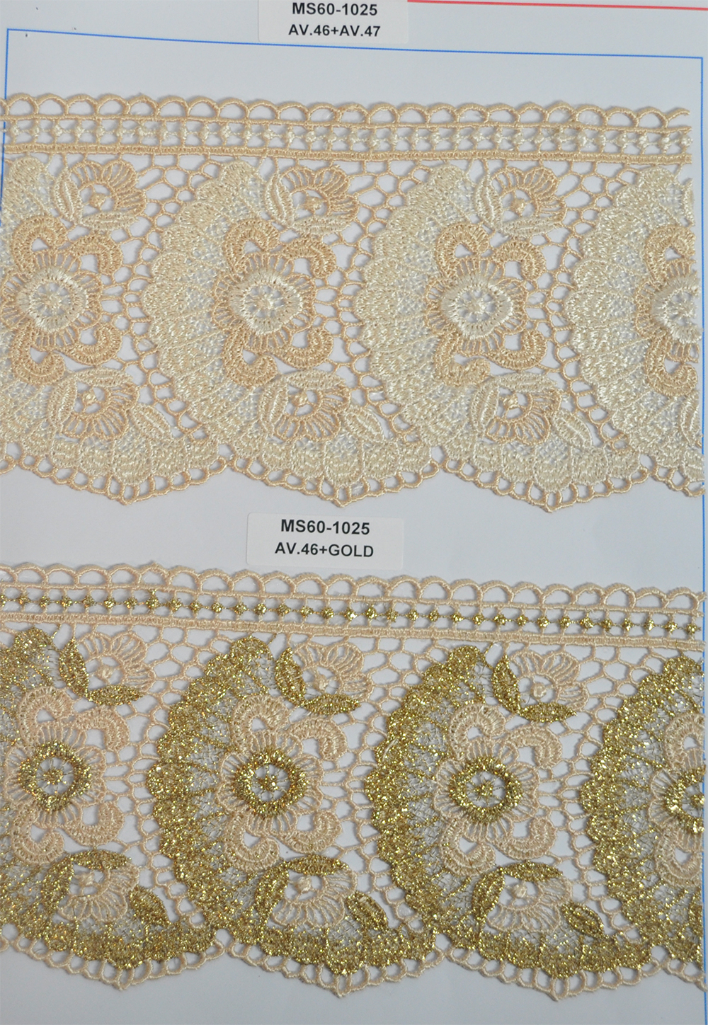 CH.LACE W/JP YARN:6.88CM:13 CH.LACE W/JP YARN:6.88CM:13.7M (MS60-1025)