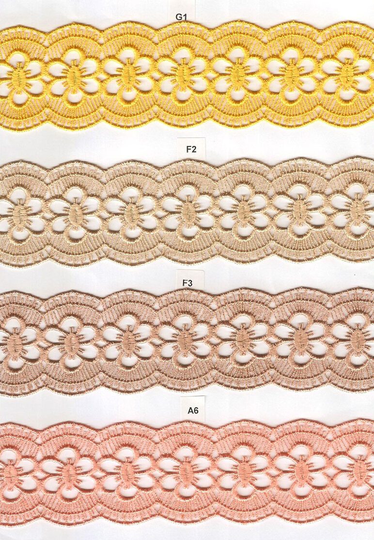 CHEM CUT LACE:15Y:2-1/2" (MA54-1051) 1 CHEM CUT LACE:15Y:2-1/2" (MA54-1051)