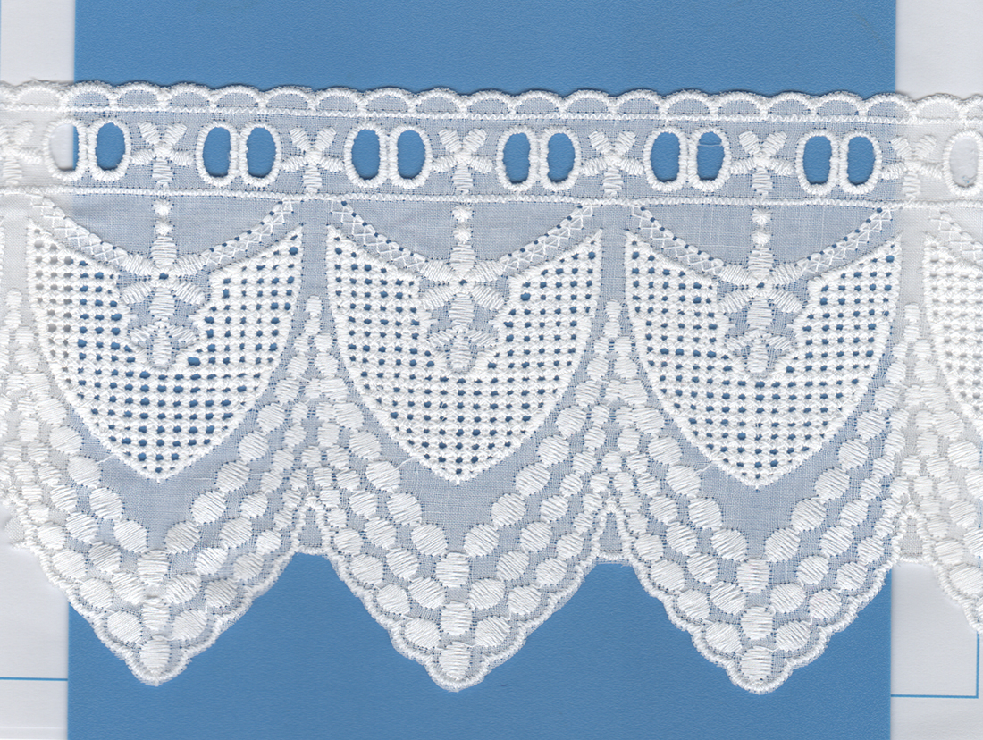 COTTON CUT-LACE:15Y:10 COTTON CUT-LACE:15Y:10.63CM (D-60-4011)