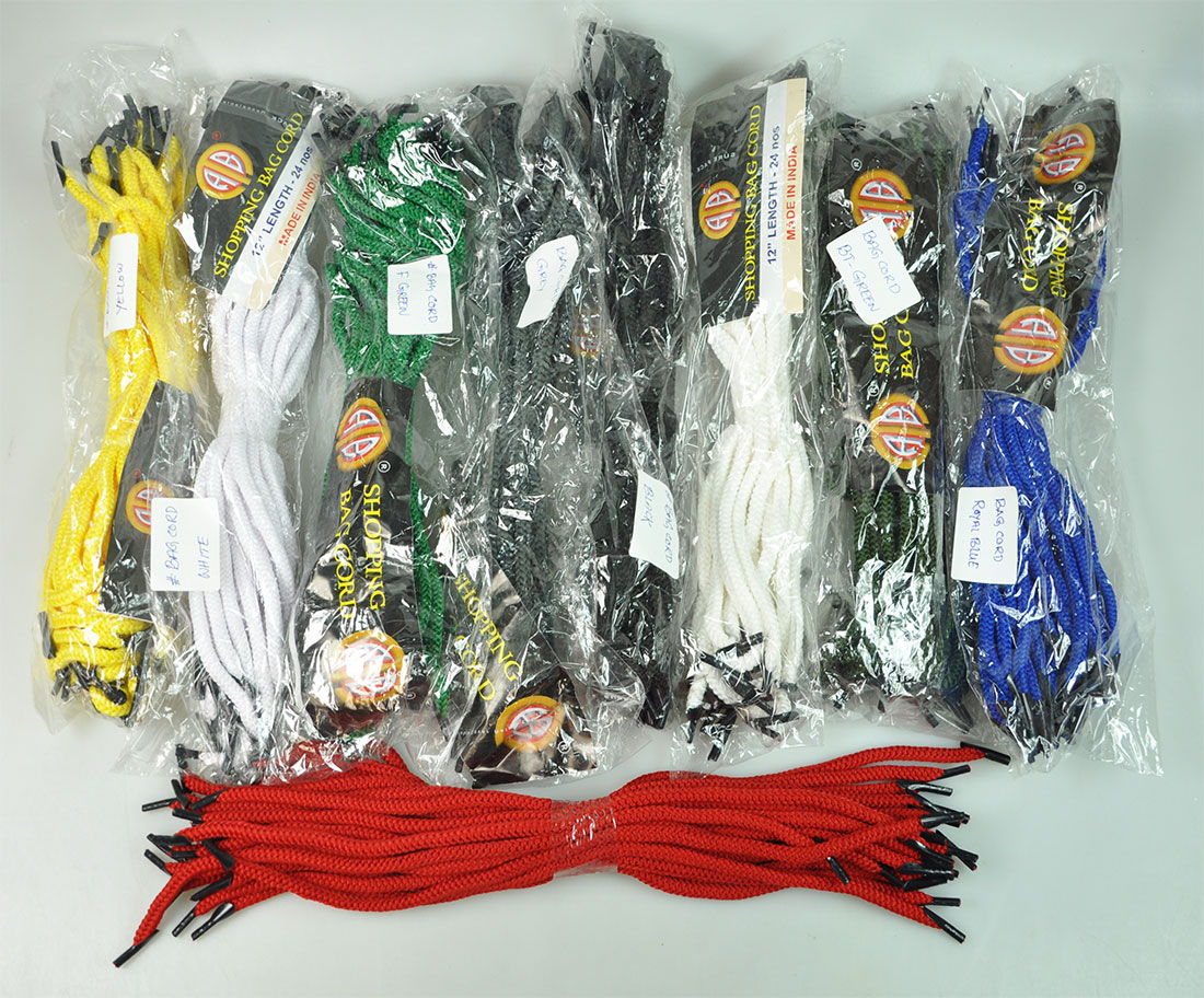 **SHOP **SHOP.BAG CORD W/PL TIP:24PC (BAG CORD)