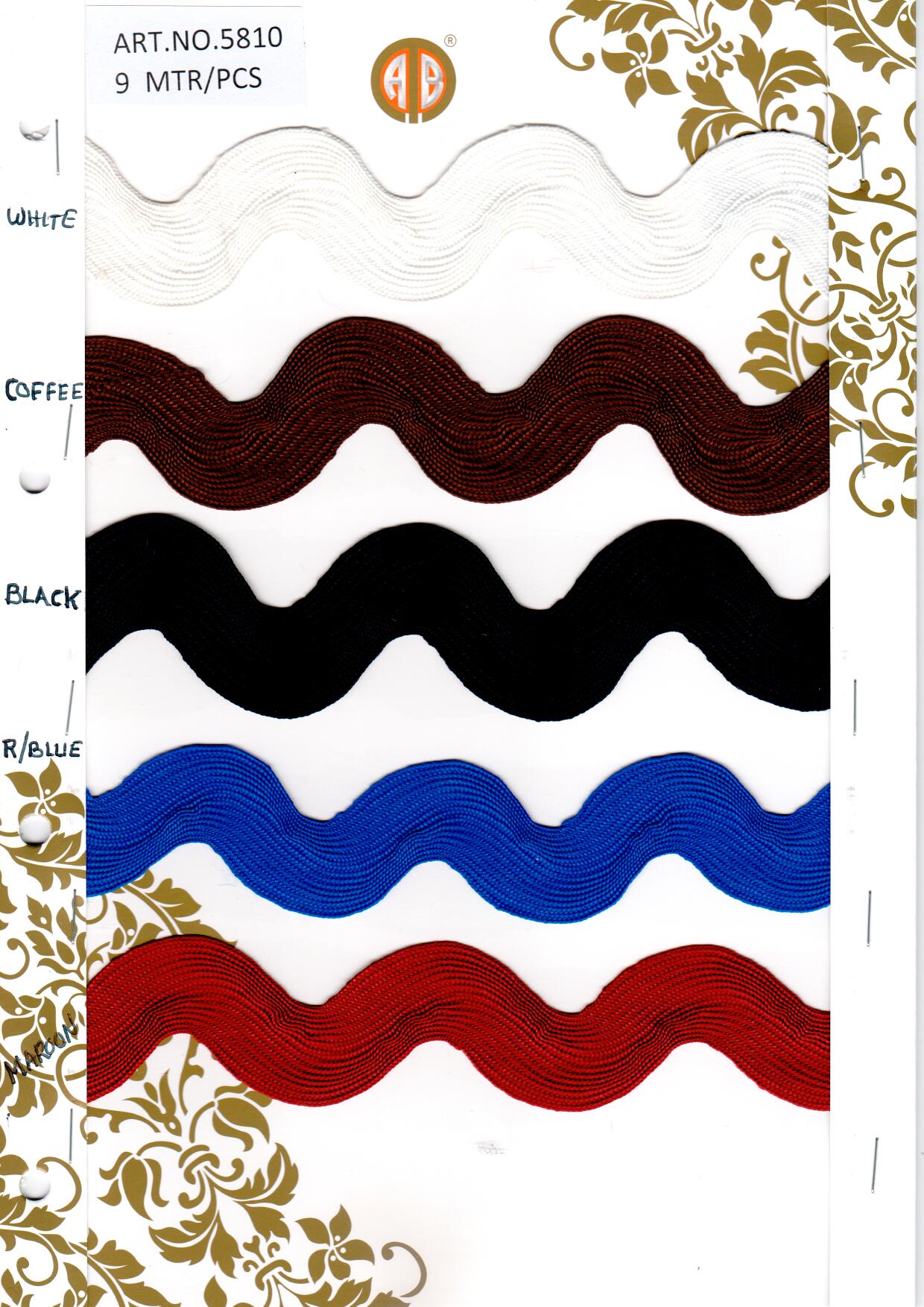 LACE TRIMMING;9MTR (5810/LACE) 1 LACE TRIMMING;9MTR (5810/LACE)