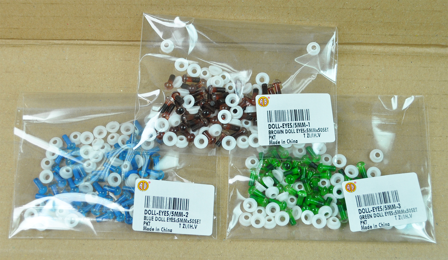 DOLL EYES:5MMx50SET (DOLL-EYES/5MM)