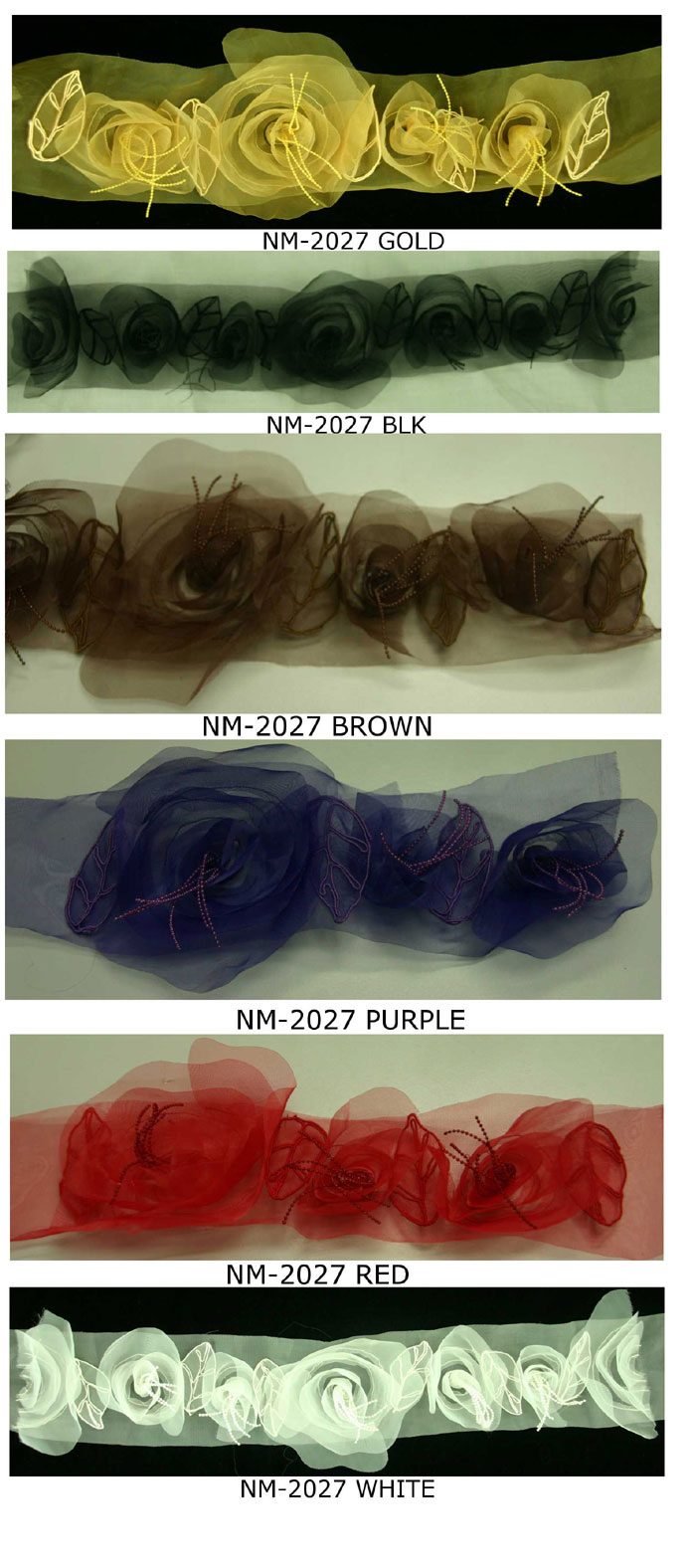 **TRIMMINGS:2YD/PC:3.5" (NM-2027/3 **TRIMMINGS:2YD/PC:3.5" (NM-2027/3.5)