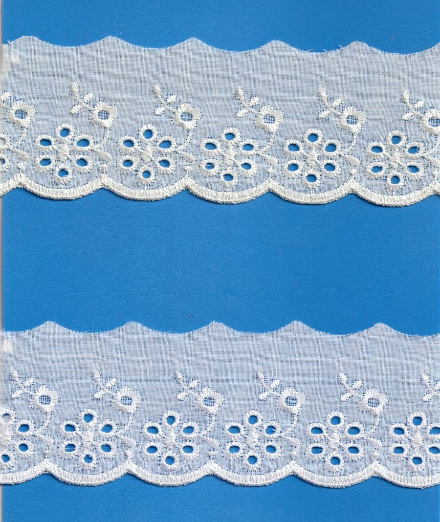 T/C CUT-LACE:7 T/C CUT-LACE:7.5Yx2" (D-61-4053)