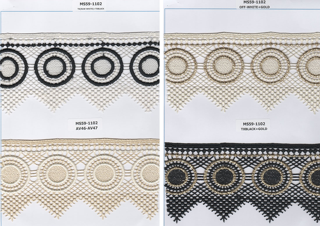 CHEM-CUT-LACE:15Y:4" (MS59-1102) 1 CHEM-CUT-LACE:15Y:4" (MS59-1102)