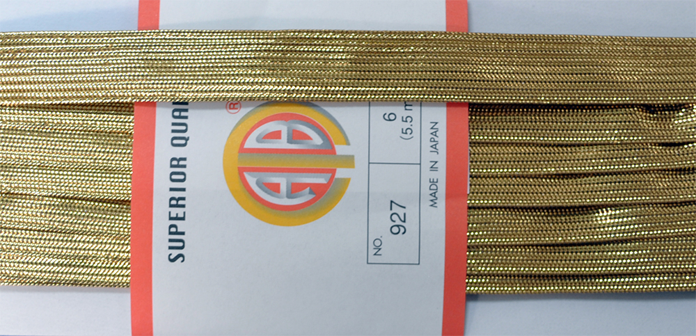 METALLIC YARN BRAID:6Y(5 METALLIC YARN BRAID:6Y(5.5MTR) (927/33SPIN)