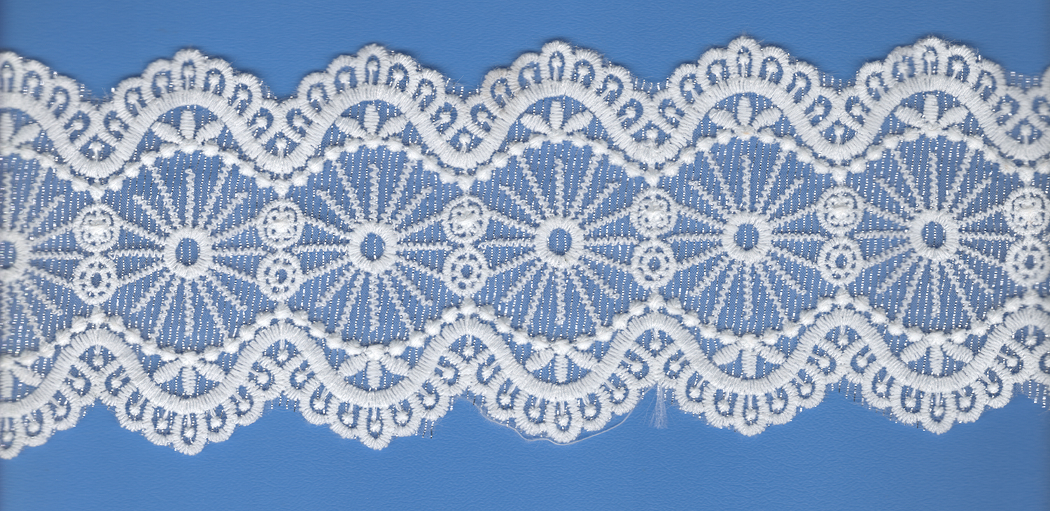 LACE W/SILVER DESIGN:10Y (2884/SIL) 1 LACE W/SILVER DESIGN:10Y (2884/SIL)