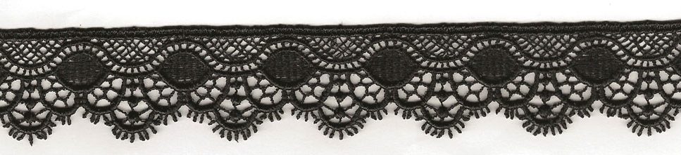 CHEMICAL LACE: 15Y: 1-1/2 (MA49-1196) - Black