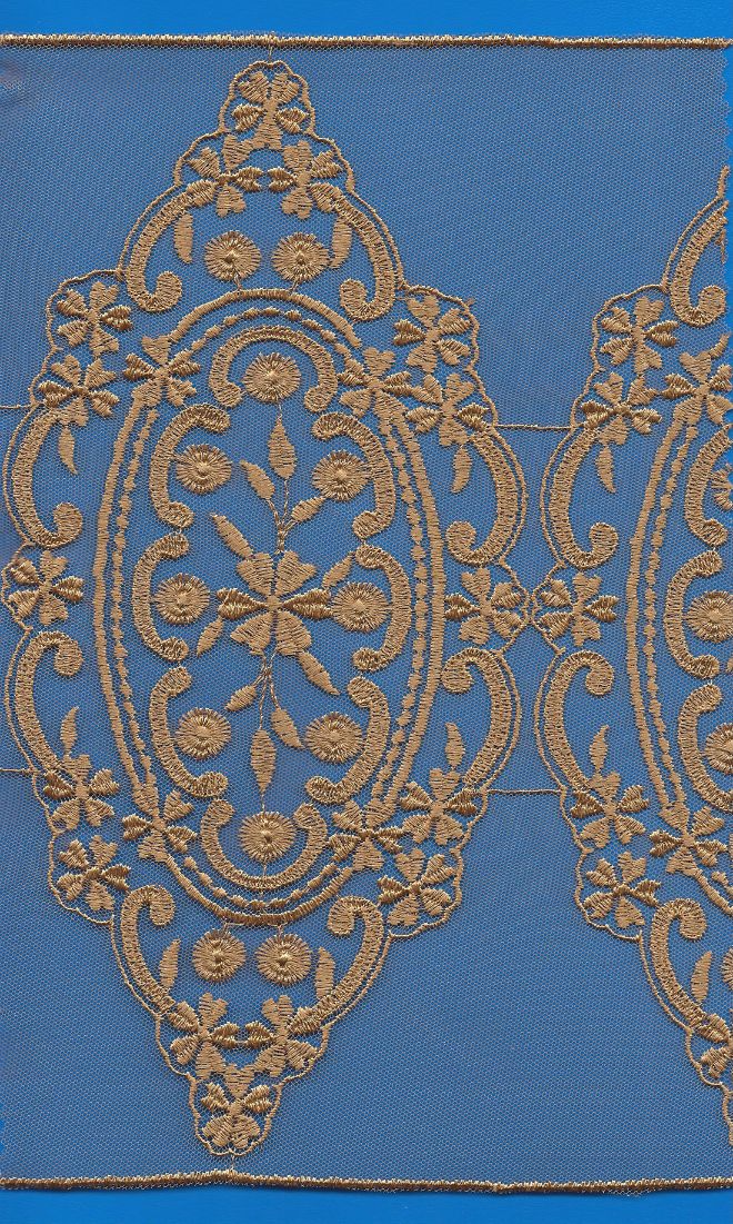 POL/NET-CUT LACE:15Y:11 POL/NET-CUT LACE:15Y:11.25" (D-58-4048)