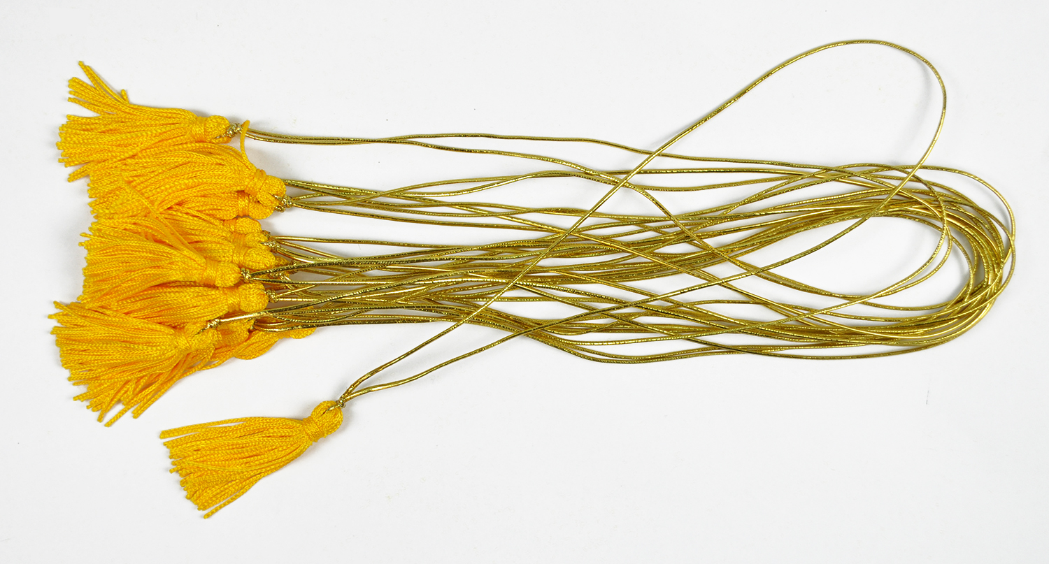 TUSSEL W/ELASTIC:50PC/PKT (LUREX/BIG) 1 TUSSEL W/ELASTIC:50PC/PKT (LUREX/BIG)