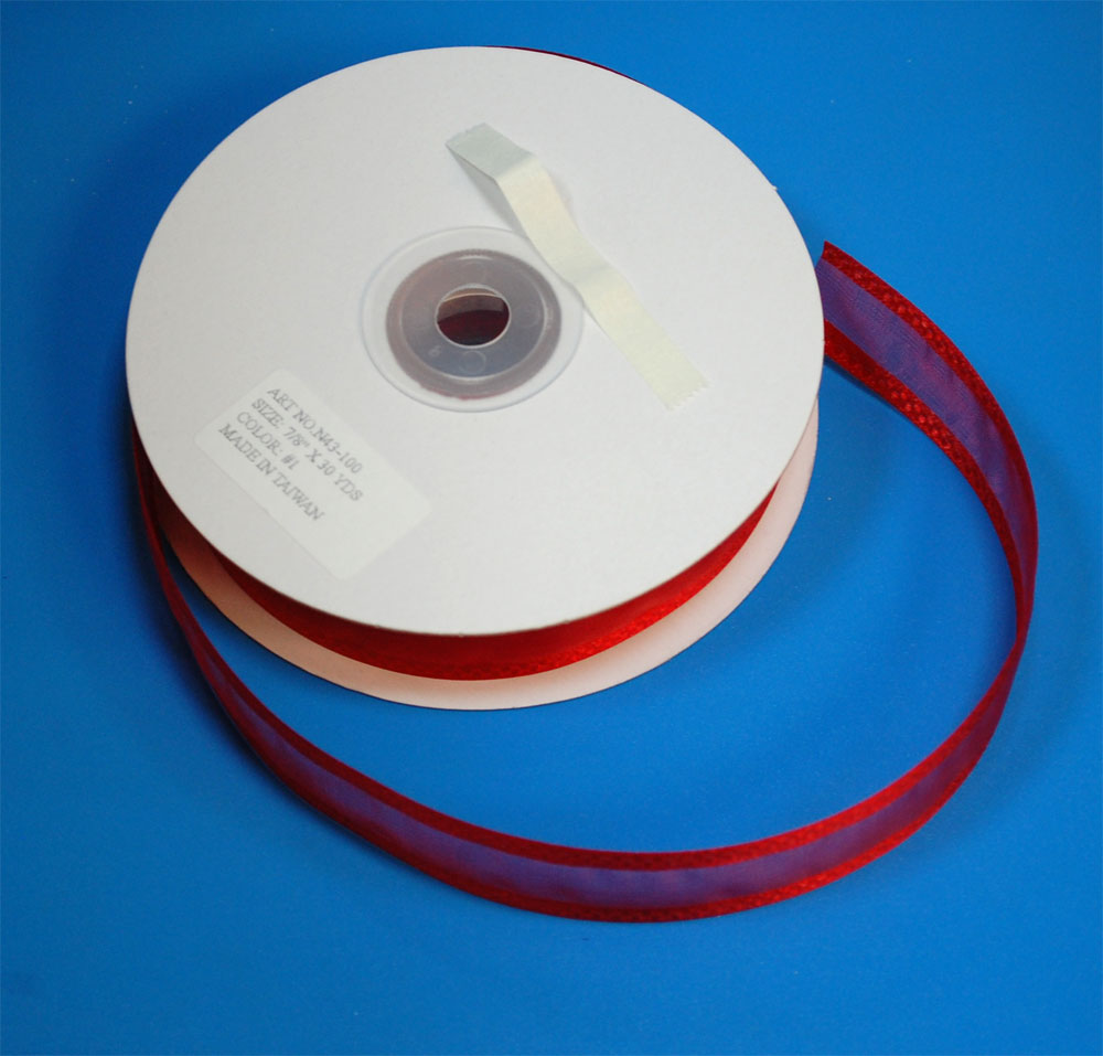 RIBBON ORGANZA:30Y (N43-100) 1 RIBBON ORGANZA:30Y (N43-100)