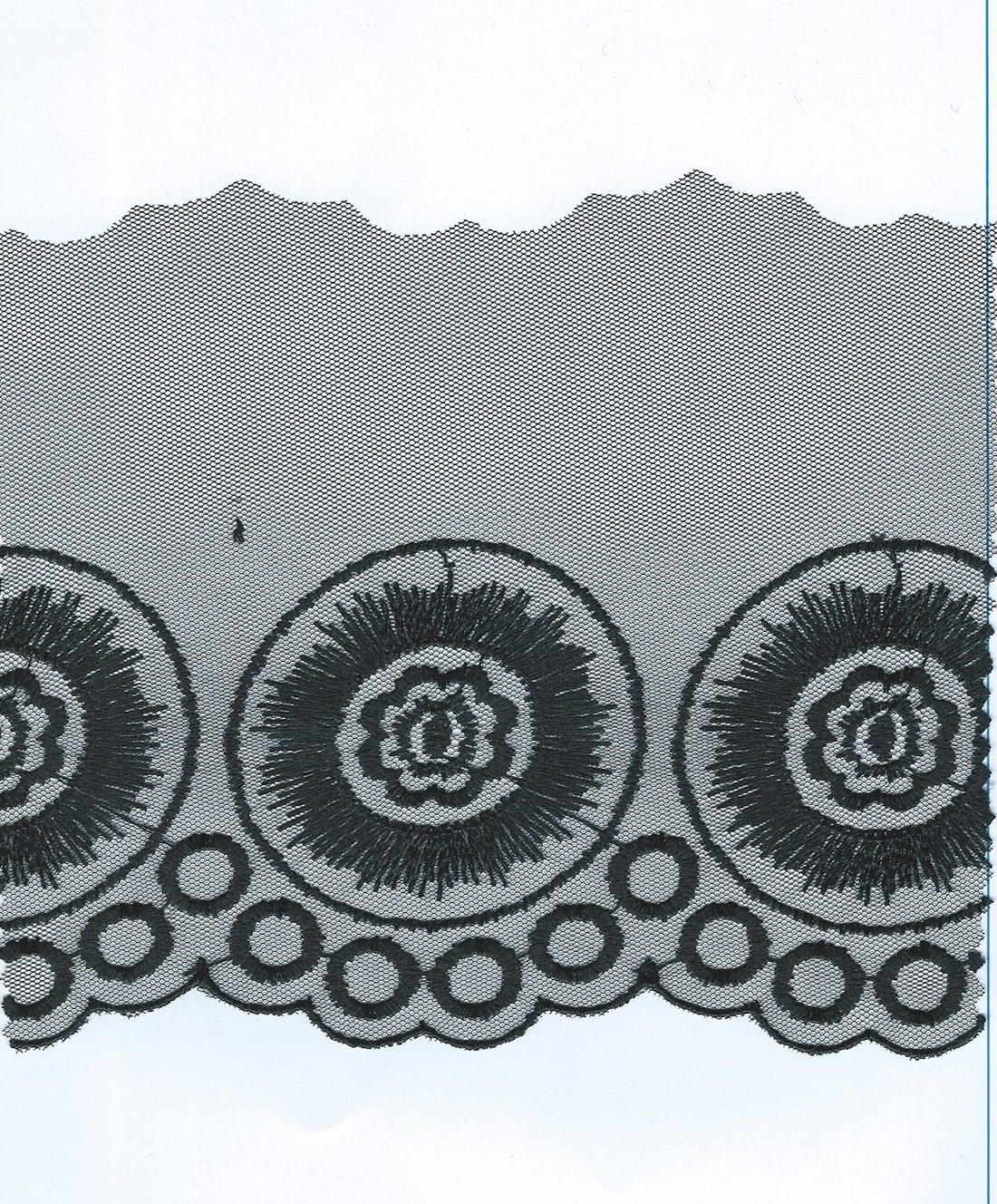 POL/NET CUT LACE:15Y:5.25" (D-57-4176)