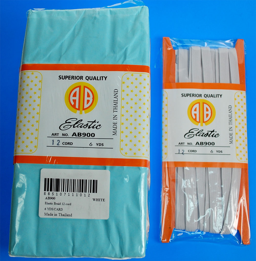 ELASTIC BRAID (AB900-W/12C-6) 1 ELASTIC BRAID (AB900-W/12C-6)