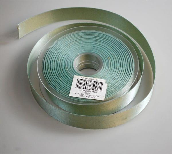 SAT.RIBBON GLD PURL:1"X30Y (HL040/5)