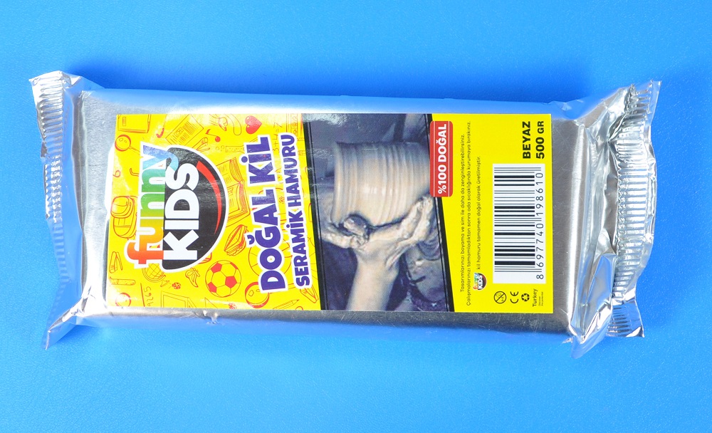 NATURAL CLAY W/WHITE-500GRM (NATURAL CLAY/500) 1 NATURAL CLAY W/WHITE-500GRM (NATURAL CLAY/500)