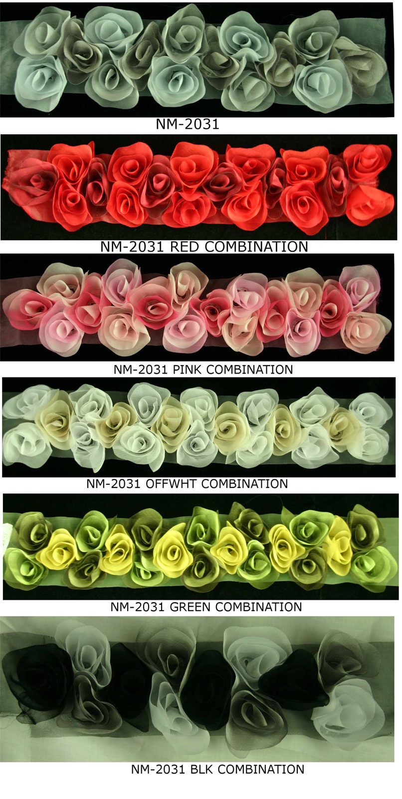 **TRIMMINGS:2YD/PC:4" (NM-2031/4) 1 **TRIMMINGS:2YD/PC:4" (NM-2031/4)