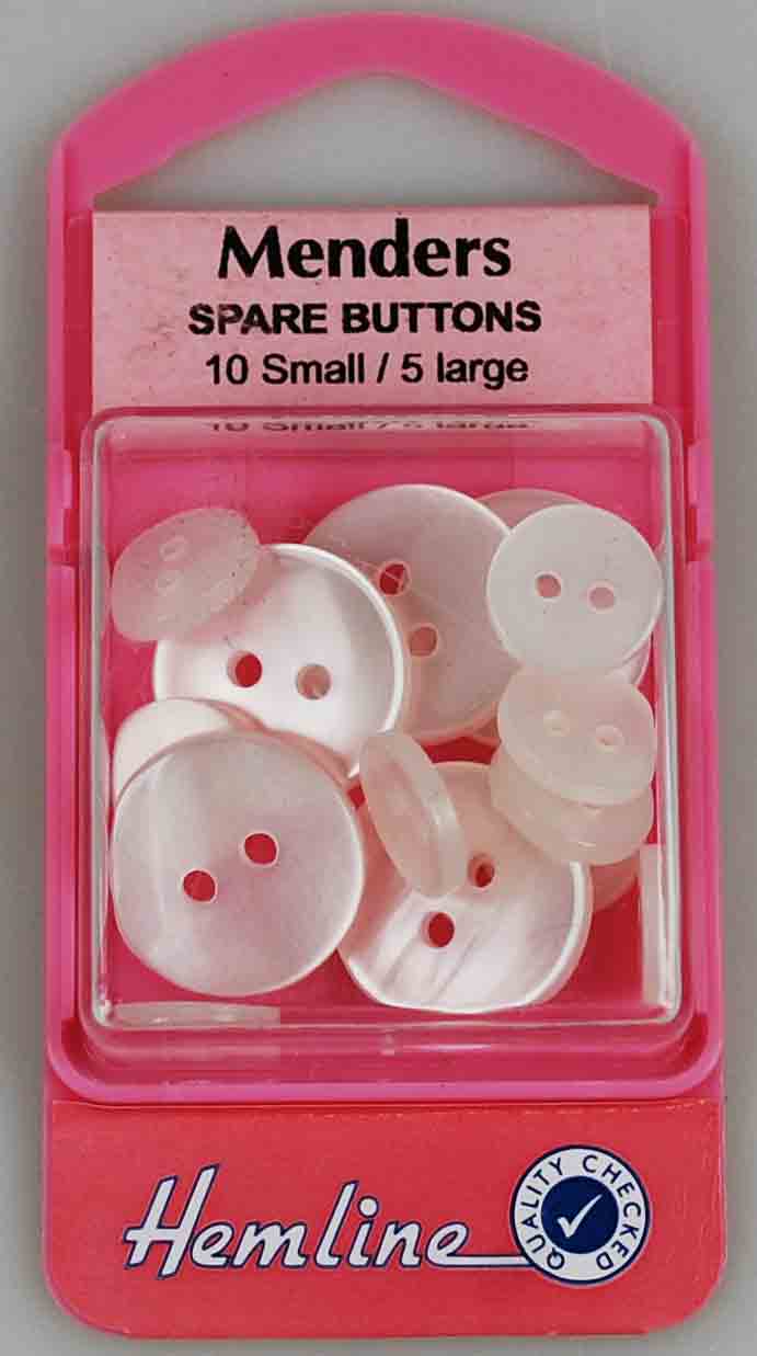 MENDER BUTTONS:15PC/BX:5BX/PKT (785) 1 MENDER BUTTONS:15PC/BX:5BX/PKT (785)