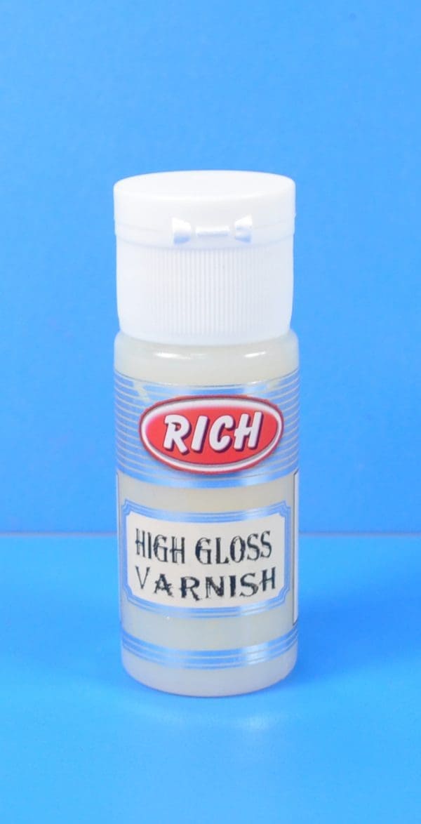 HIGH GLOSS WATER VARNISH:30CC (ACR.HIGH GLOSS/30)