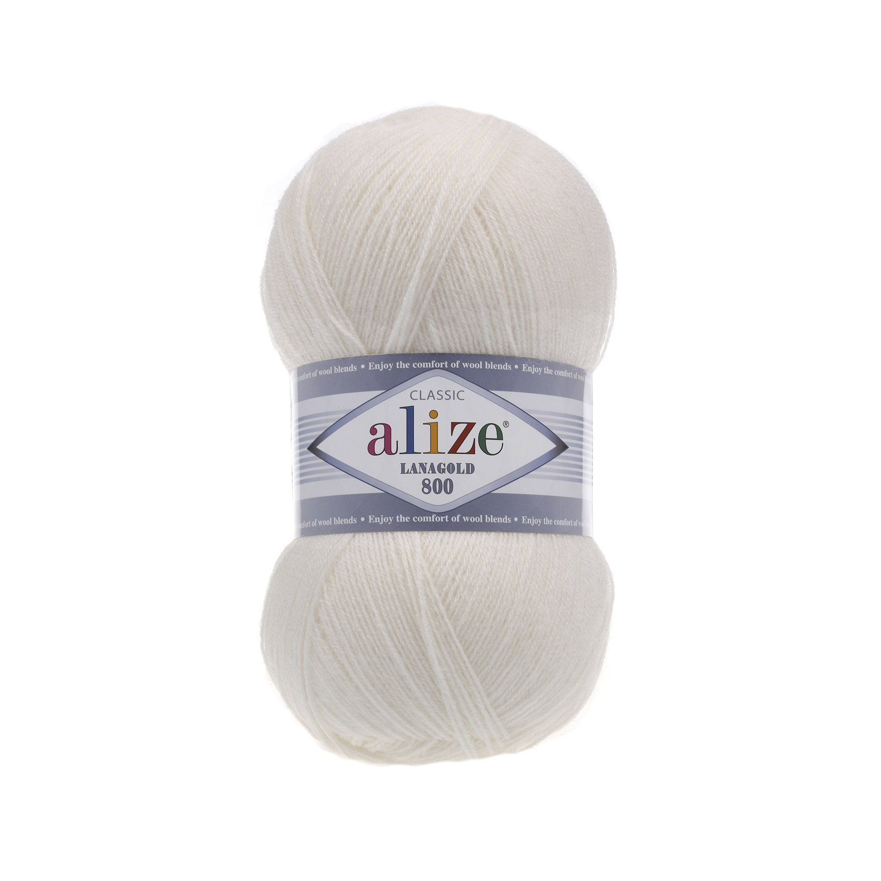 ACY.YARN:5BLx100GR (500grm) (ALIZE/LANA GOLD-800) - 450