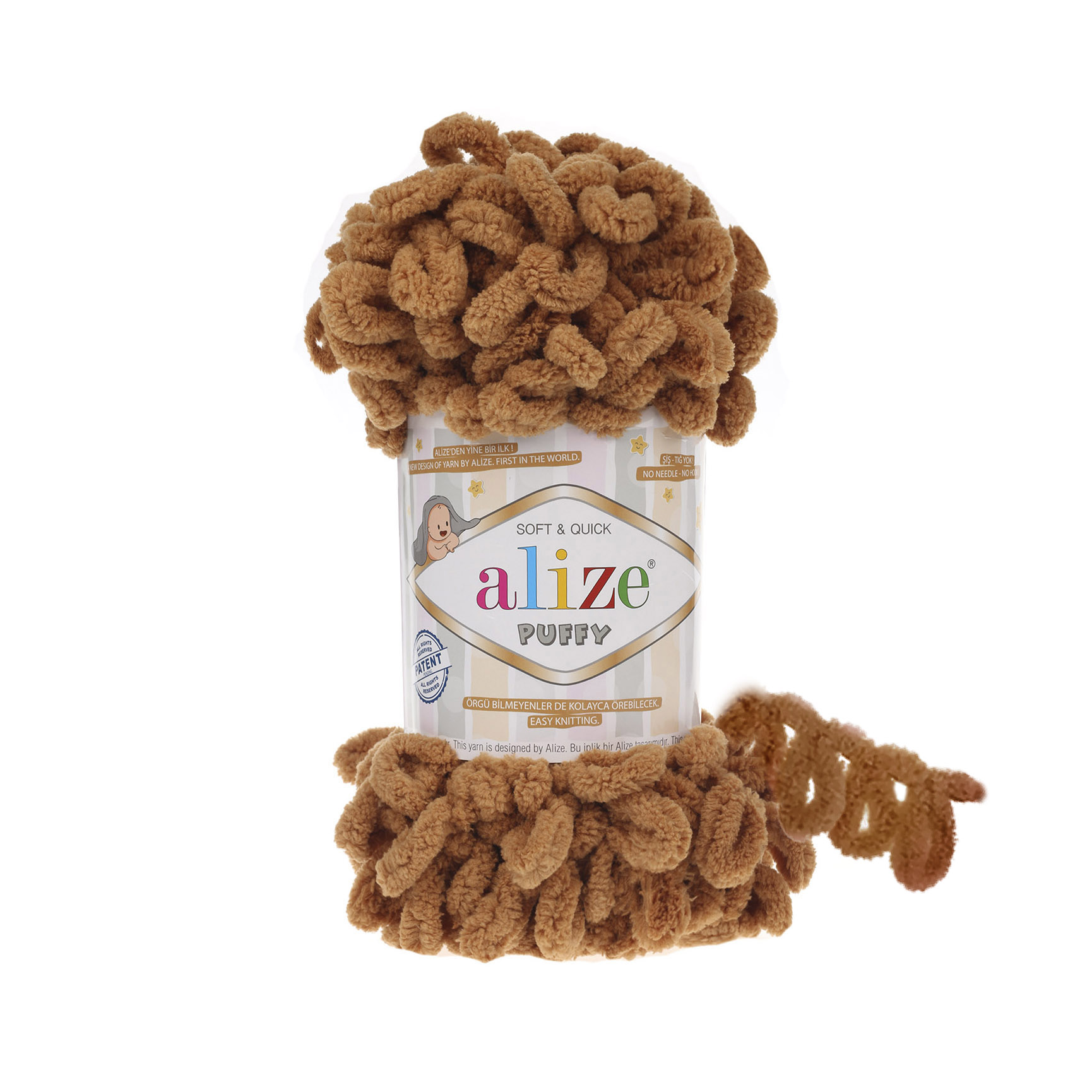 MICRO PL.YARN:5BLx100GR (500GM) (ALIZE/PUFFY) - 179