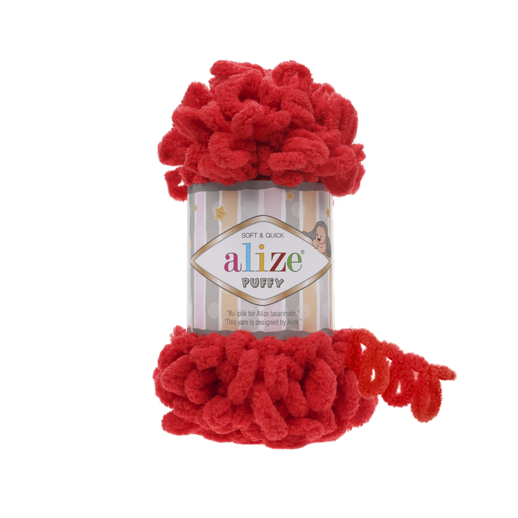 MICRO PL.YARN:5BLx100GR (500GM) (ALIZE/PUFFY) - 56