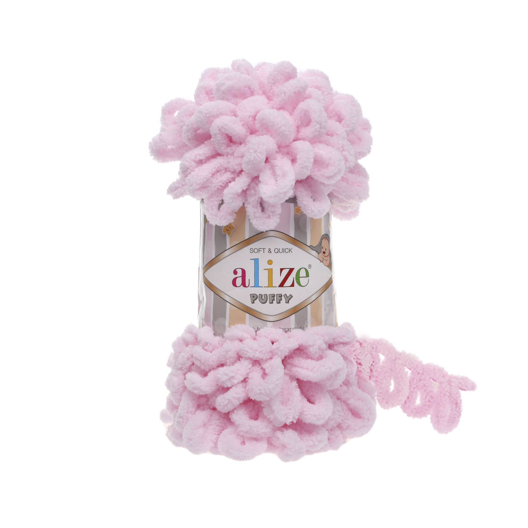 MICRO PL.YARN:5BLx100GR (500GM) (ALIZE/PUFFY) - 31