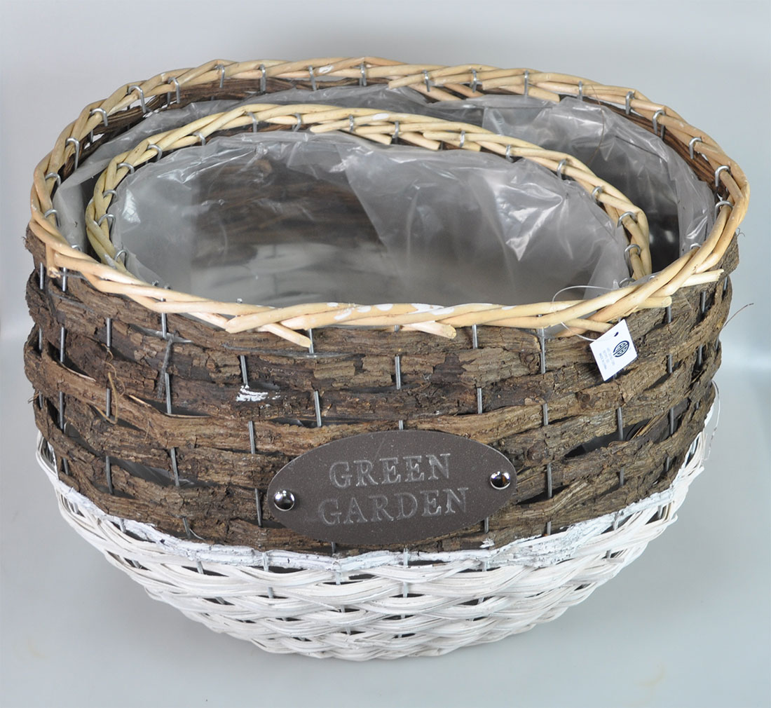 WILLOW BASKET:S/2 (ZX16C-1265) 1 WILLOW BASKET:S/2 (ZX16C-1265)