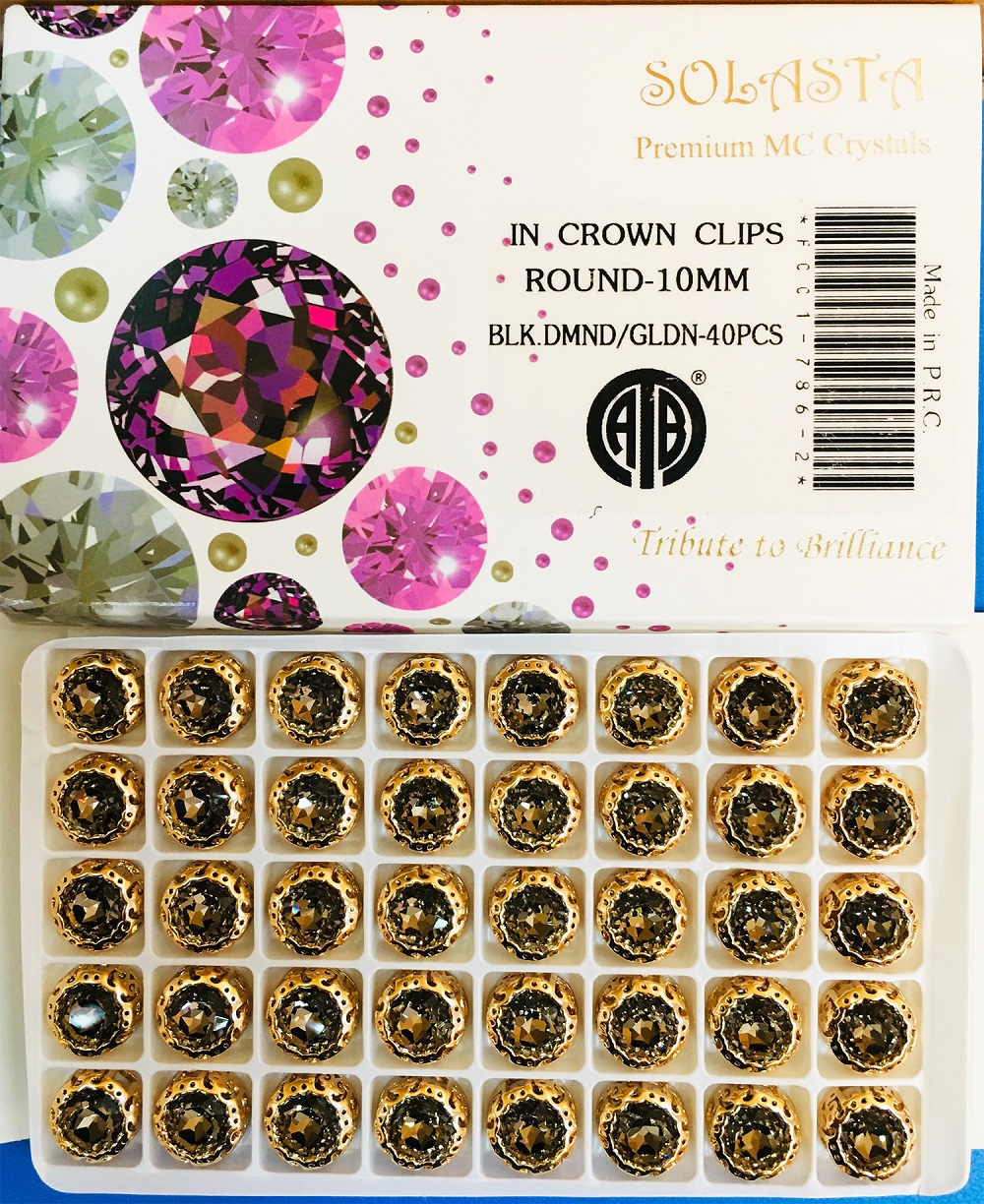 FANCY STONES:40PC/BOX (ROUND-10MM) 1 FANCY STONES:40PC/BOX (ROUND-10MM)