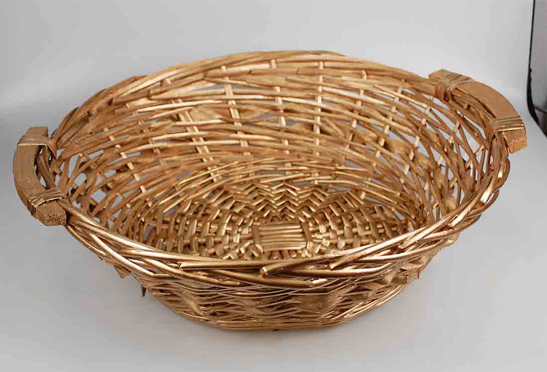WILLOW BASKET (ZX-9736/GS) 1 WILLOW BASKET (ZX-9736/GS)