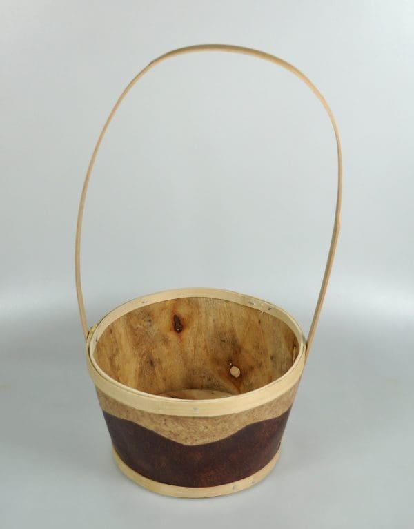 WOOD BASKET:17.5*10 (WE-17B)