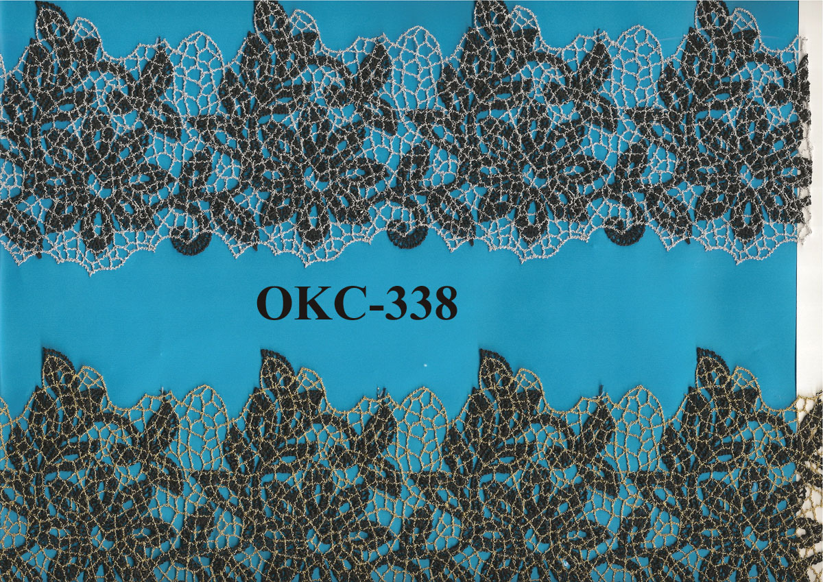 RASCHEL LACE W/CORDING (OKC-338) 1 RASCHEL LACE W/CORDING (OKC-338)